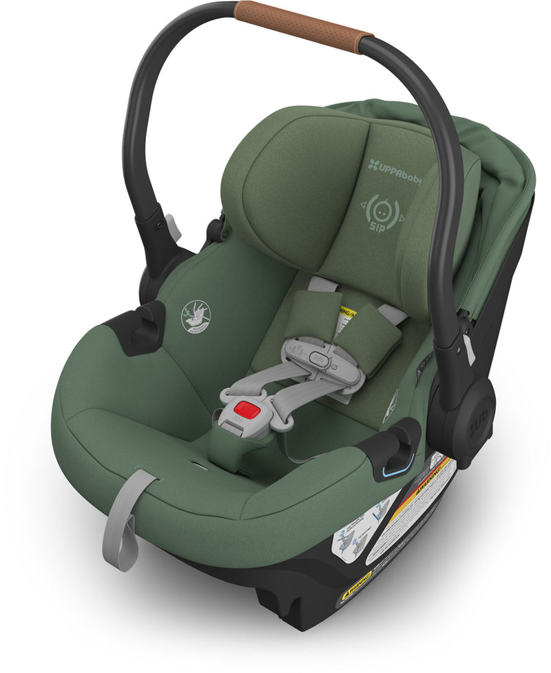 Aria UPPAbaby carseat in Gwen green