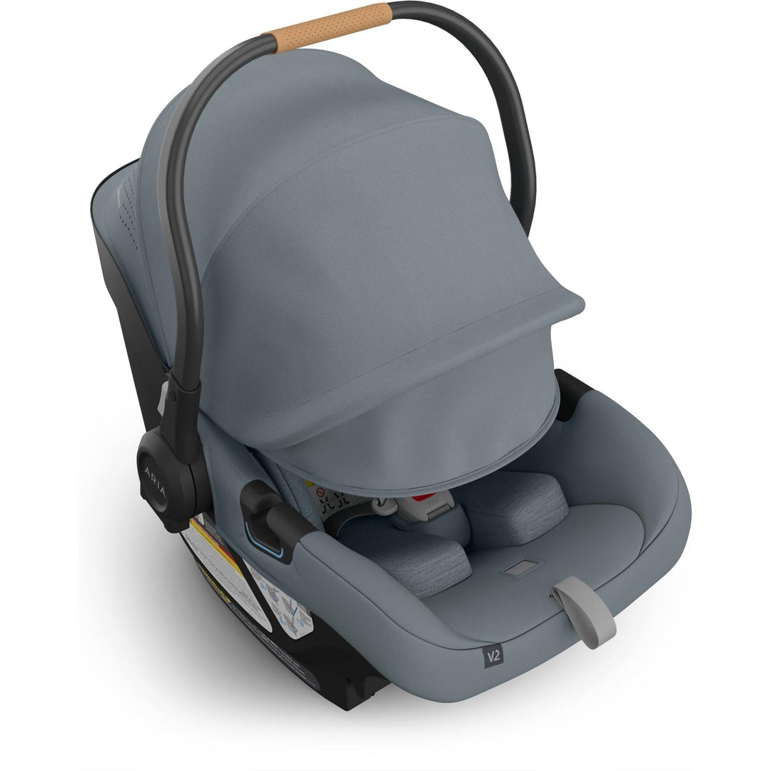 Uppababy Aria V2 in Callum provides everyday comfort as a best travel car seat for infants.
