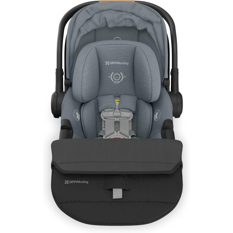 Enjoy modern convenience with the Uppababy Aria V2 Infant Car Seat in Callum, a best car seat option.