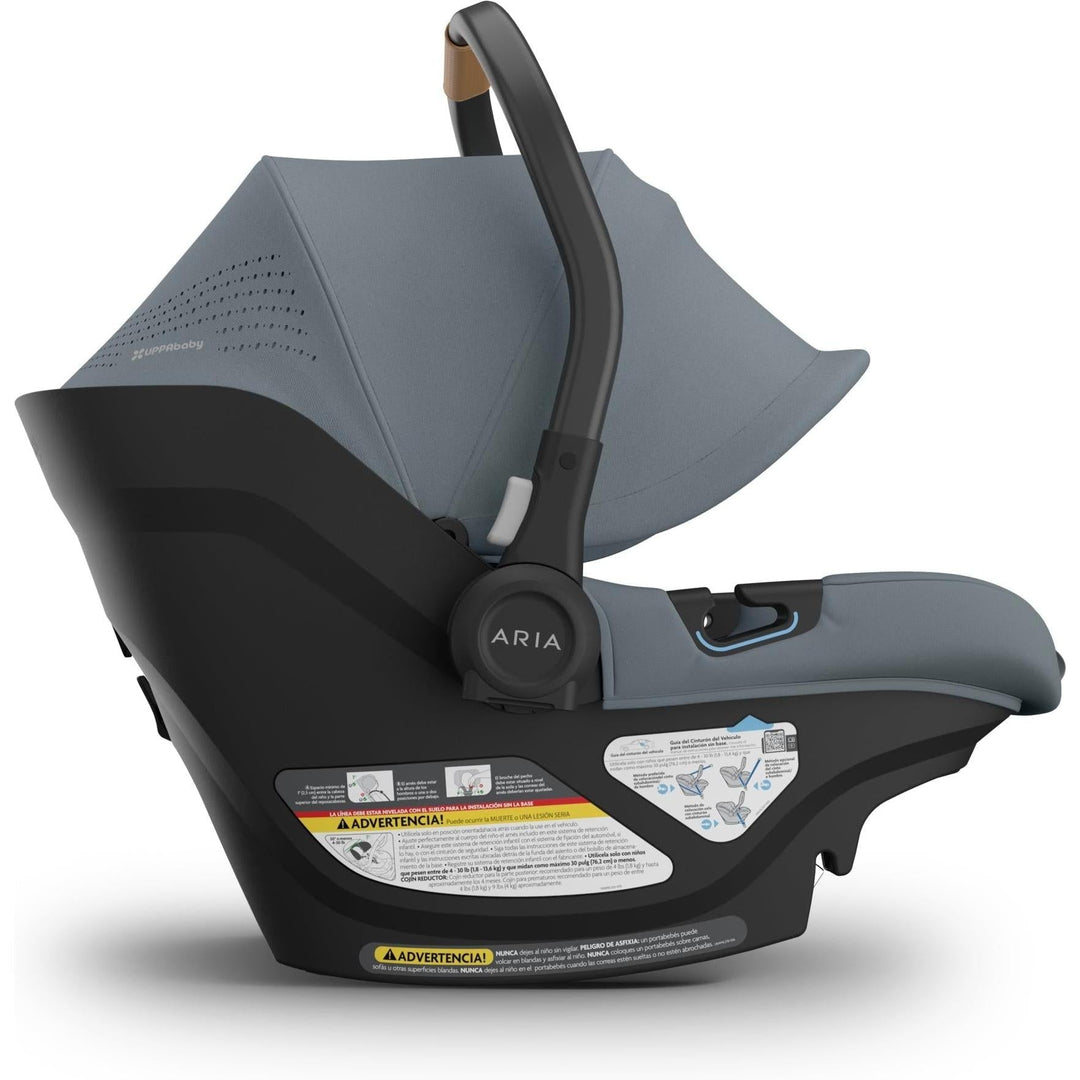 Uppababy Aria V2 in Callum blends safety and simplicity for car seats for babies.