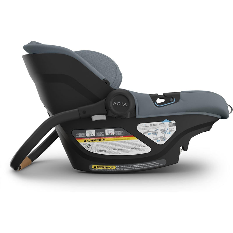 Uppababy Aria V2 Infant Car Seat in Callum offers secure comfort and sleek design for daily rides.