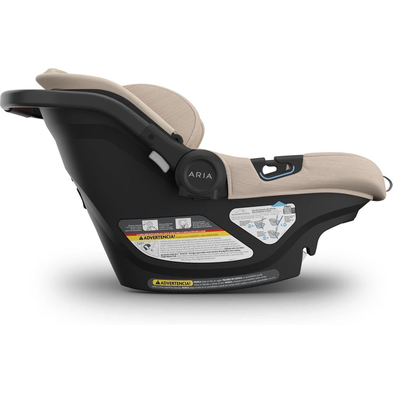 The Uppababy Aria V2 Infant Car Seat in Declan combines lightweight function with baby car seat comfort.
