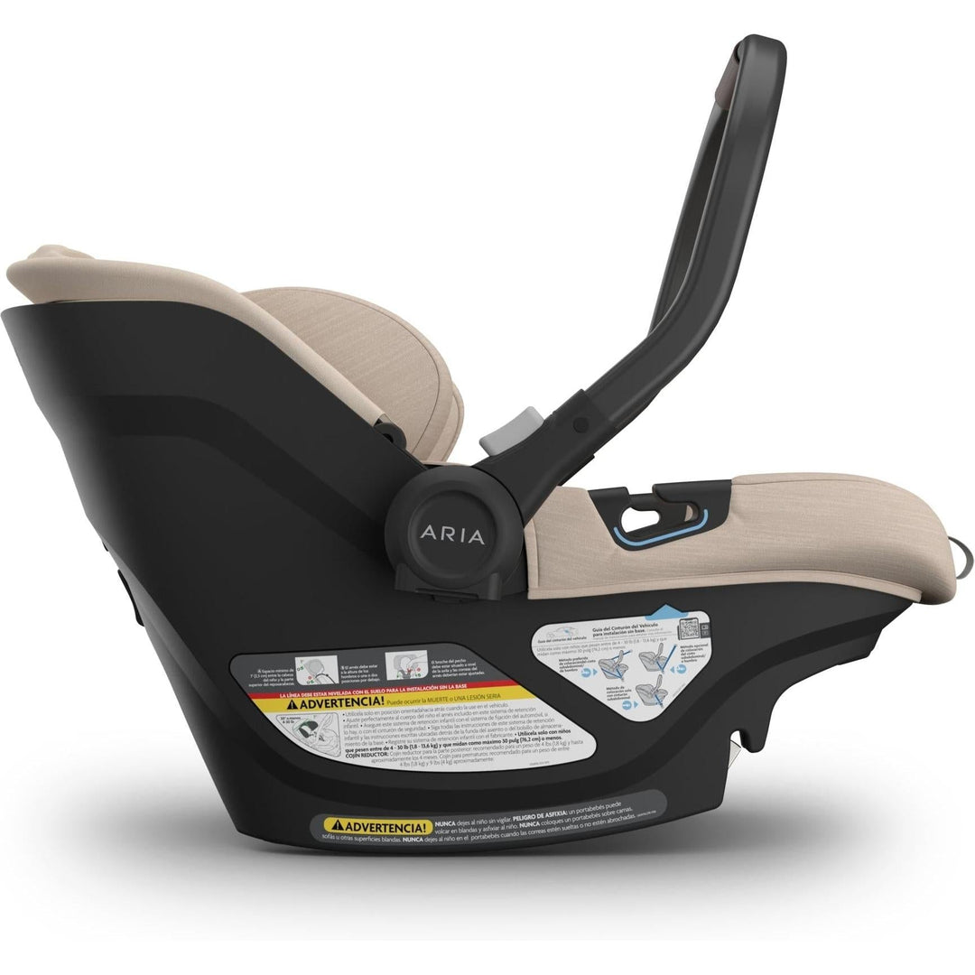 With its refined build, the Uppababy Aria V2 in Declan is the ideal infant car seat for newborn families.