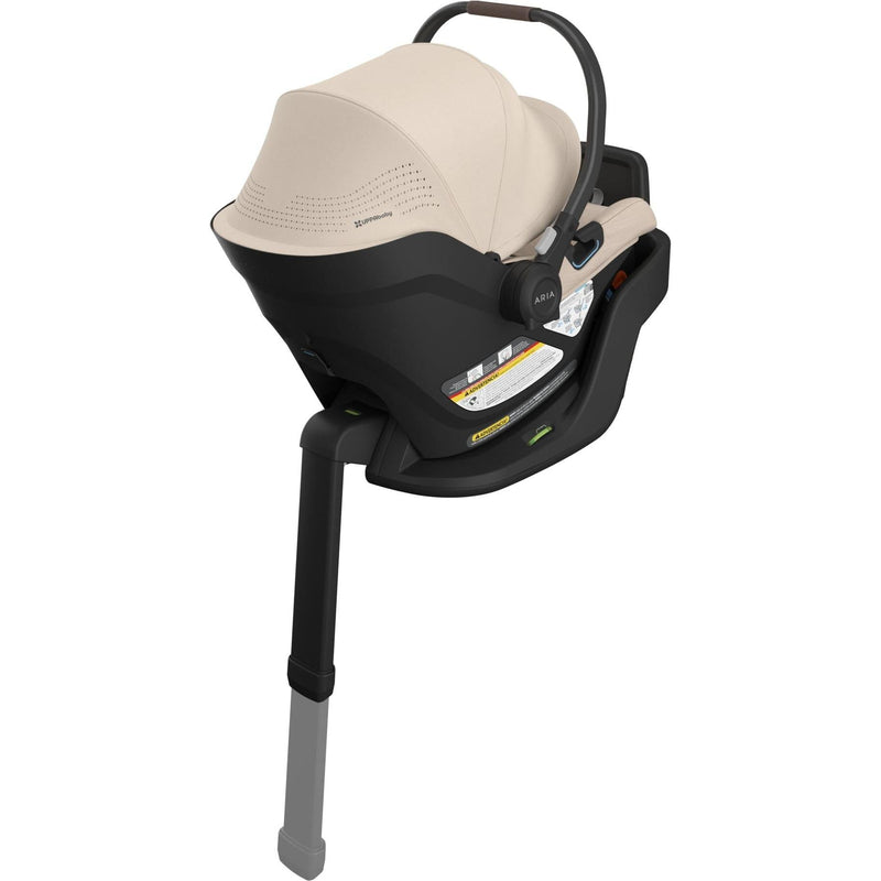 Uppababy Aria V2 Infant Car Seat in Declan features thoughtful engineering for dependable new born car seat use.