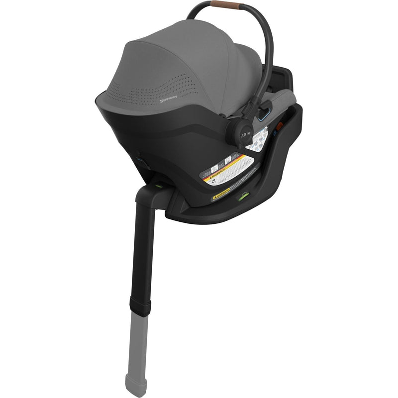 Greyson Uppababy Aria V2 Infant Car Seat with adjustable leg rest ensures superior newborn support and safety.