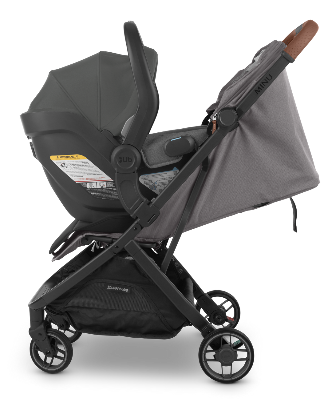 Secure your car seat on the UPPAbaby Minu V3 stroller with these easy-to-use adapters. Must-have stroller accessory.