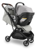 Upgrade your UPPAbaby Minu stroller with these Slate Car Seat Adapters, perfect for travel and everyday use.