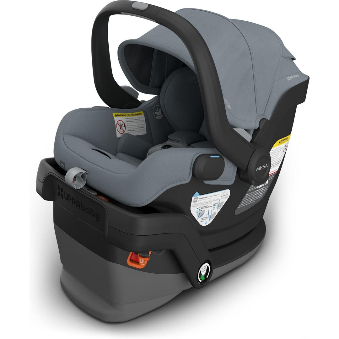 Mesa V3 car seat in Callum by UPPAbaby, great for pairing with Cruz V3 in a baby travel system.