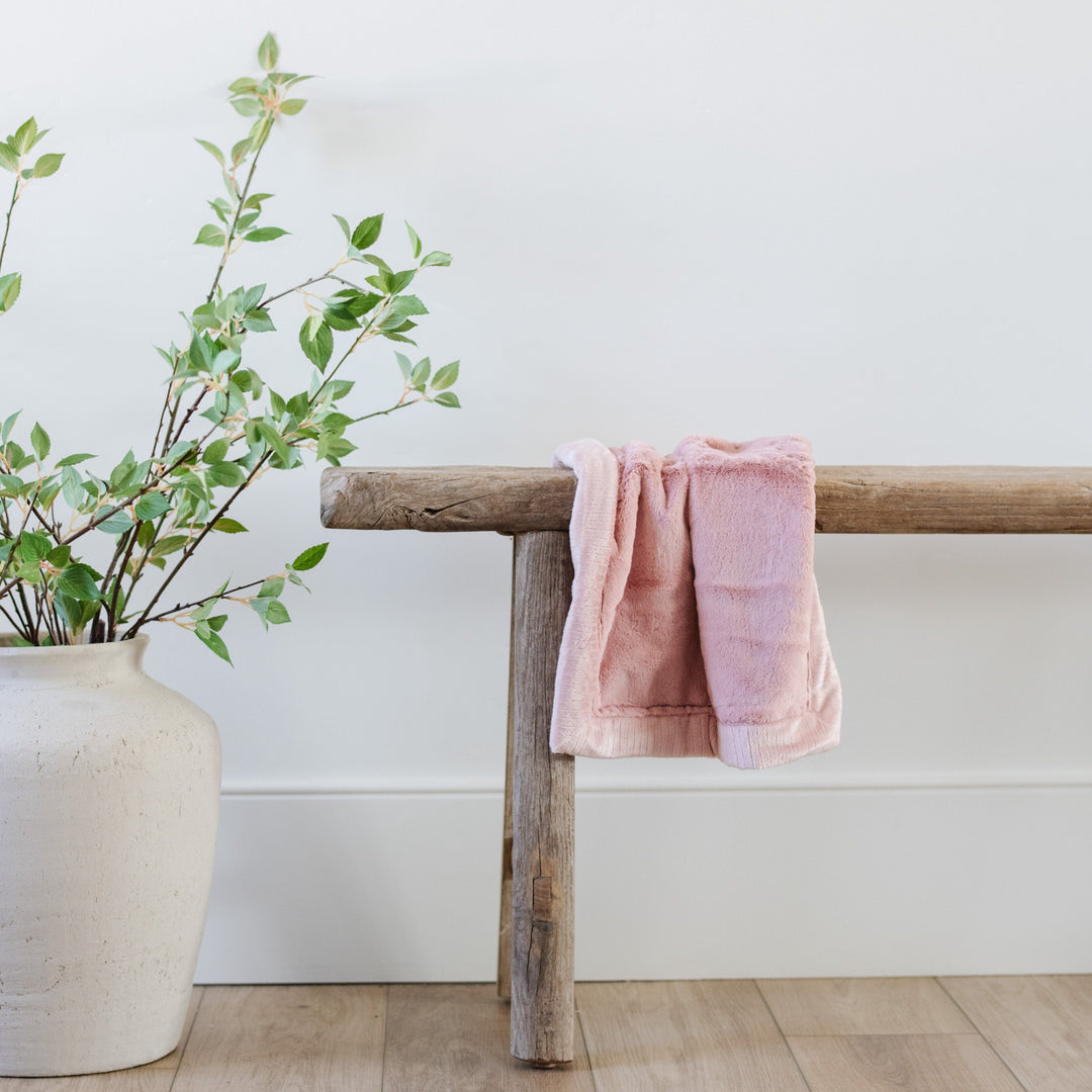 Families adore the Saranoni Lush Mini Blanket in Ballet Slipper for feminine softness thatÕs made for Baby girl blankets.