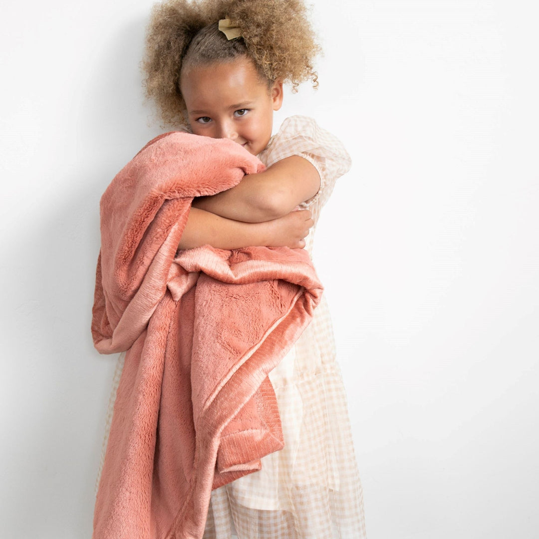 The Saranoni Lush Toddler Blanket in Clay keeps comfort elevated daily, perfect for a baby blankets essential rotation.