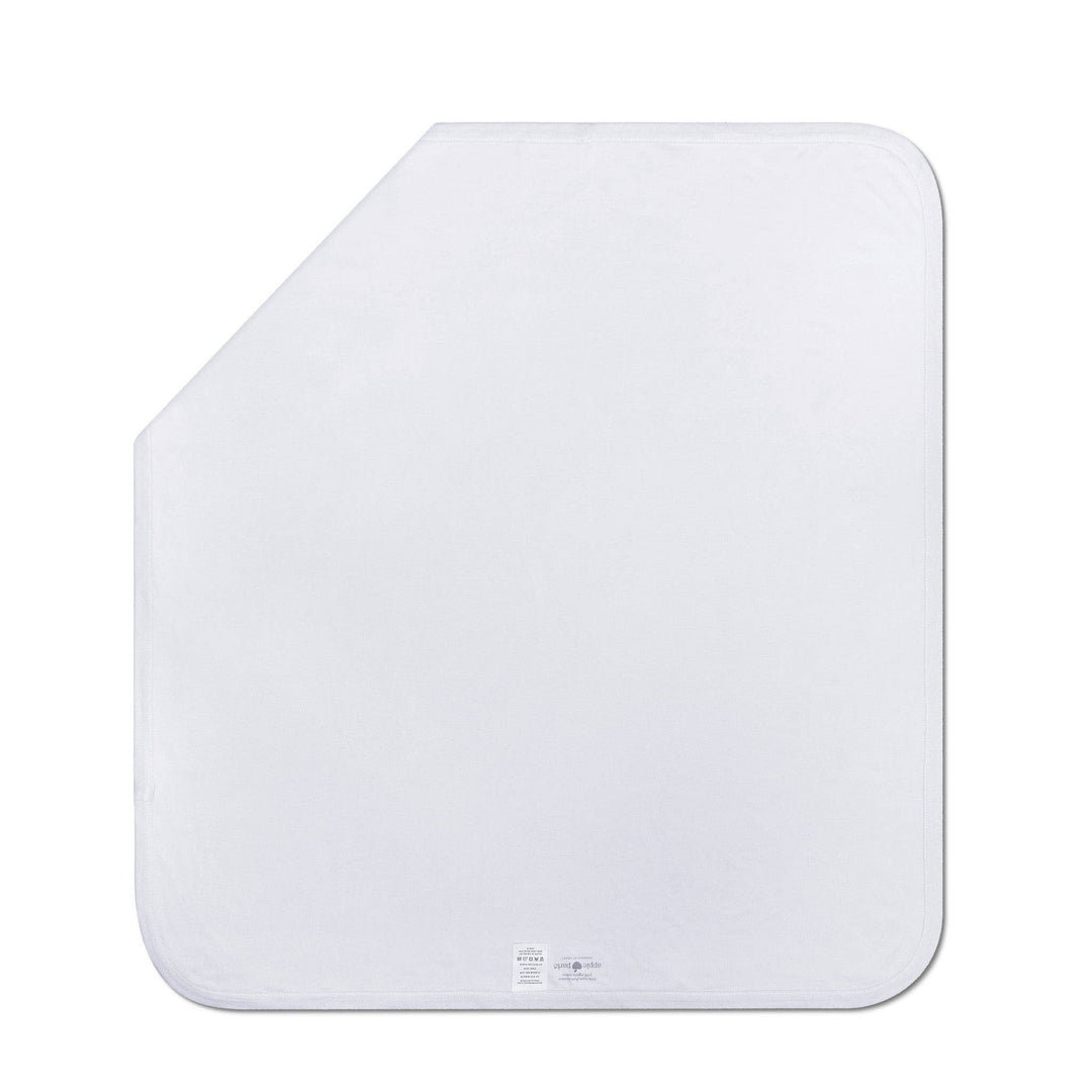 apple park soft blue baby blanket for gender nuetral nursery