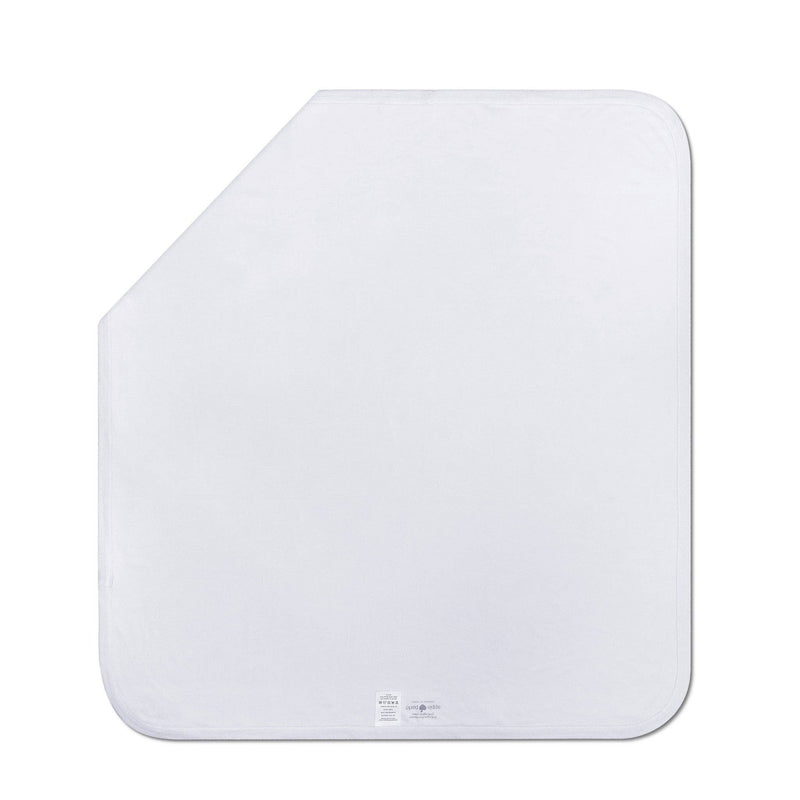 apple park soft blue baby blanket for gender nuetral nursery