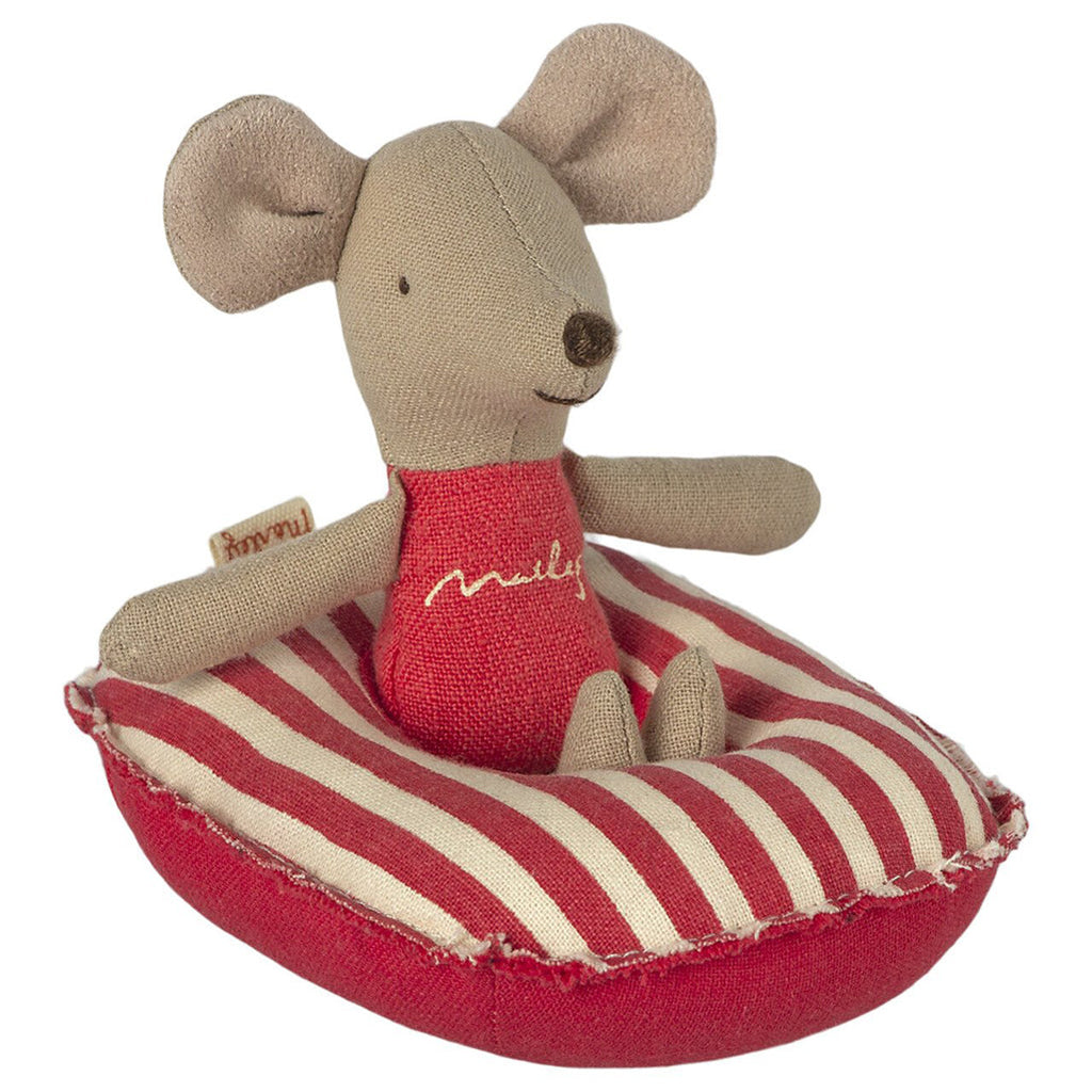 Maileg mouse Small Red Stripe Rubber Boat