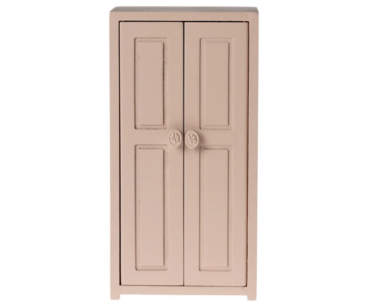 Maileg light rose closet for dollhouse