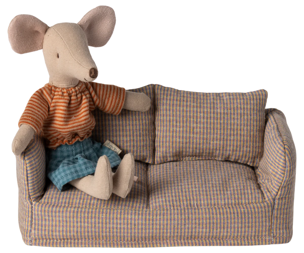 Maileg mouse dollhouse furniture couch