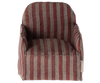 Maileg dollhouse accessories striped chair