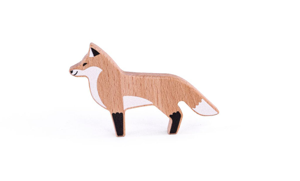 Bajo wood toys forest wild animals fox