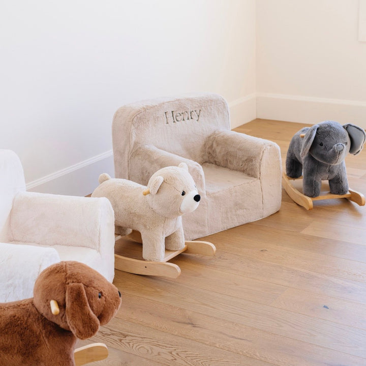 Kids will love curling up in the Saranoni Snuggle Up Chair, a plush lounger for kids to relax.