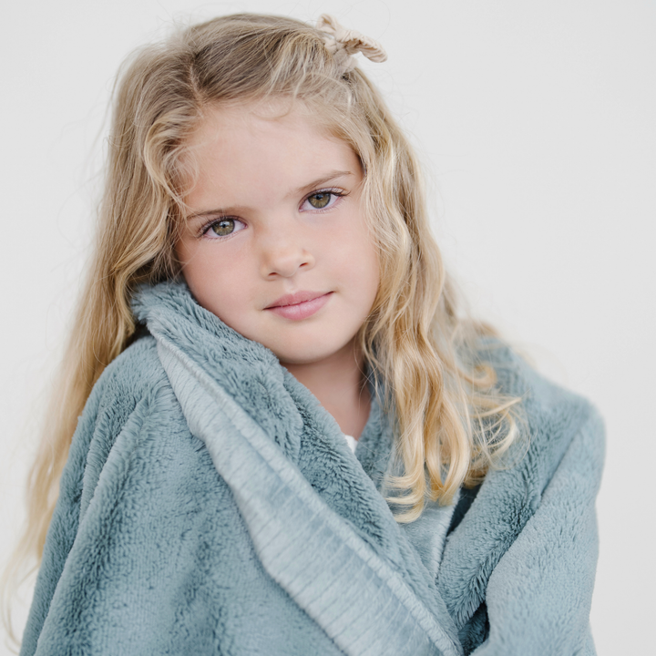 Eucalyptus Saranoni Lush Toddler Blanket feels ultra soft and cloud-like, making it a best toddler blankets favorite.
