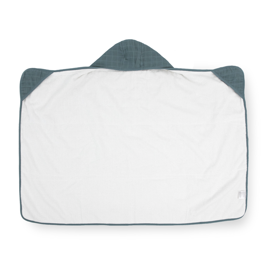 Sea Toddler Hooded Towel by Little Unicorn, cozy hooded baby towel for toddlers