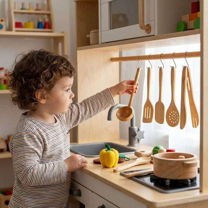 Kids Montessori Kitchen Utensil Set | 5 piece