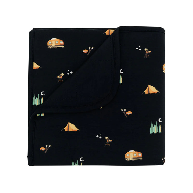 Bedtime is sweeter with the Under the Stars Kyte Baby Blanket, a favorite baby boy blanket.