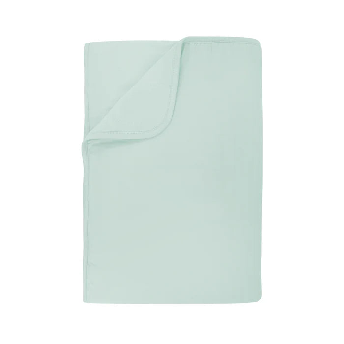 Kyte Baby Toddler Blanket in Sage, a breathable bamboo blanket toddler ideal for sleep and play