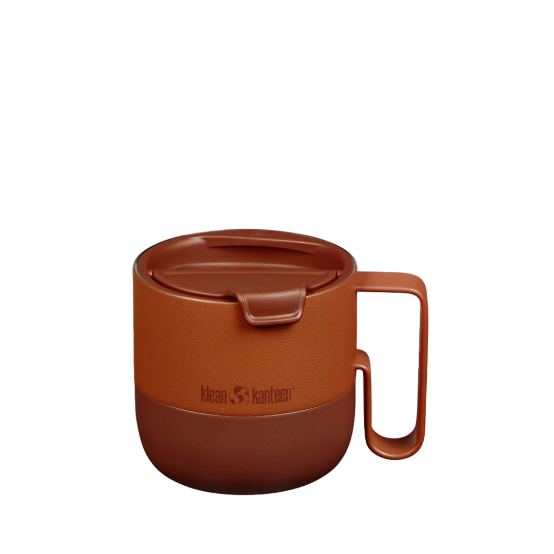 Klean Kanteen 14oz Rise Mug in Autumn Glaze, featuring natural materials and insulated design for hot beverages