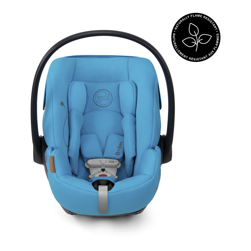 light blue CYBEX  Cloud G lux infant carseat