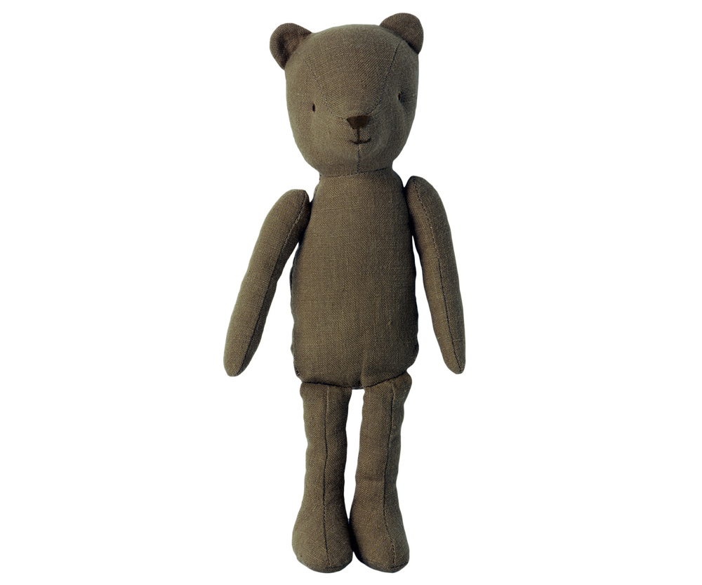 Soft linen Maileg Teddy Dad in vintage design, Maileg soft toys with classic Scandinavian style