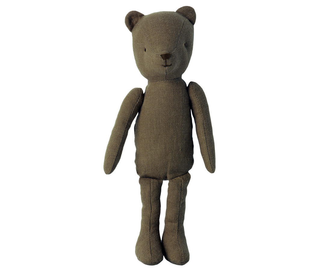 Soft linen Maileg Teddy Dad in vintage design, Maileg soft toys with classic Scandinavian style