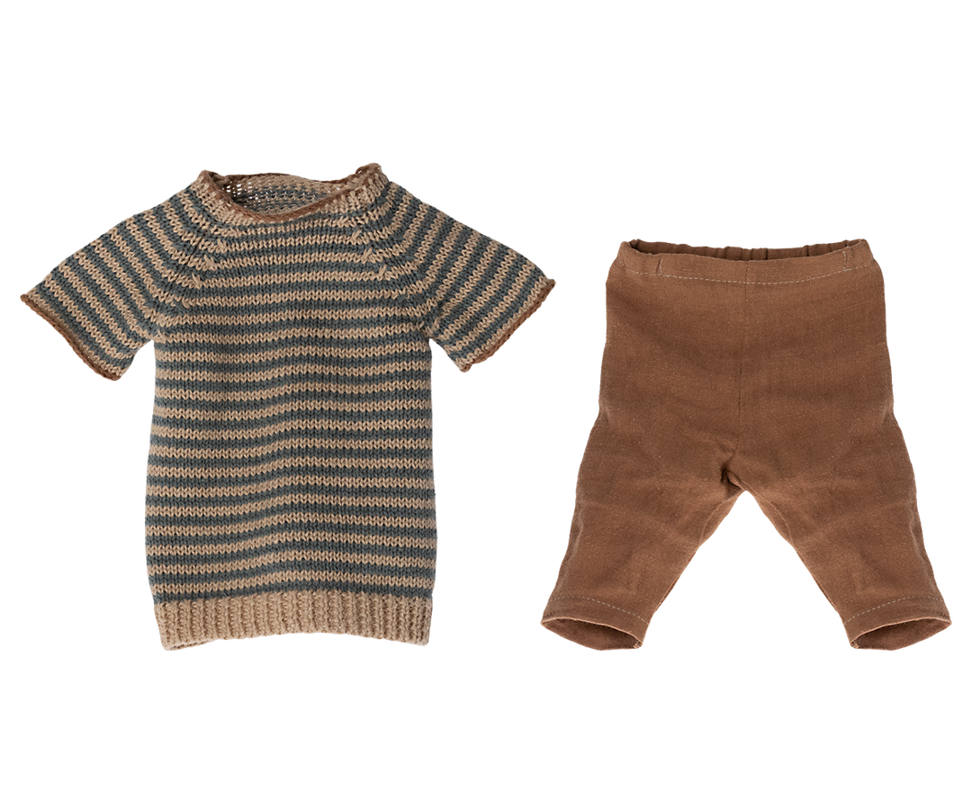 Maileg Size 4 Pants And Knitted Sweater doll clothes