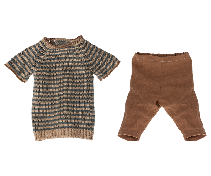 Maileg Size 4 Pants And Knitted Sweater doll clothes