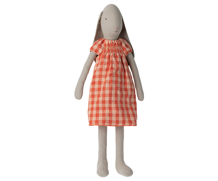 Maileg Size 5 - Red Plaid Dress doll clothes