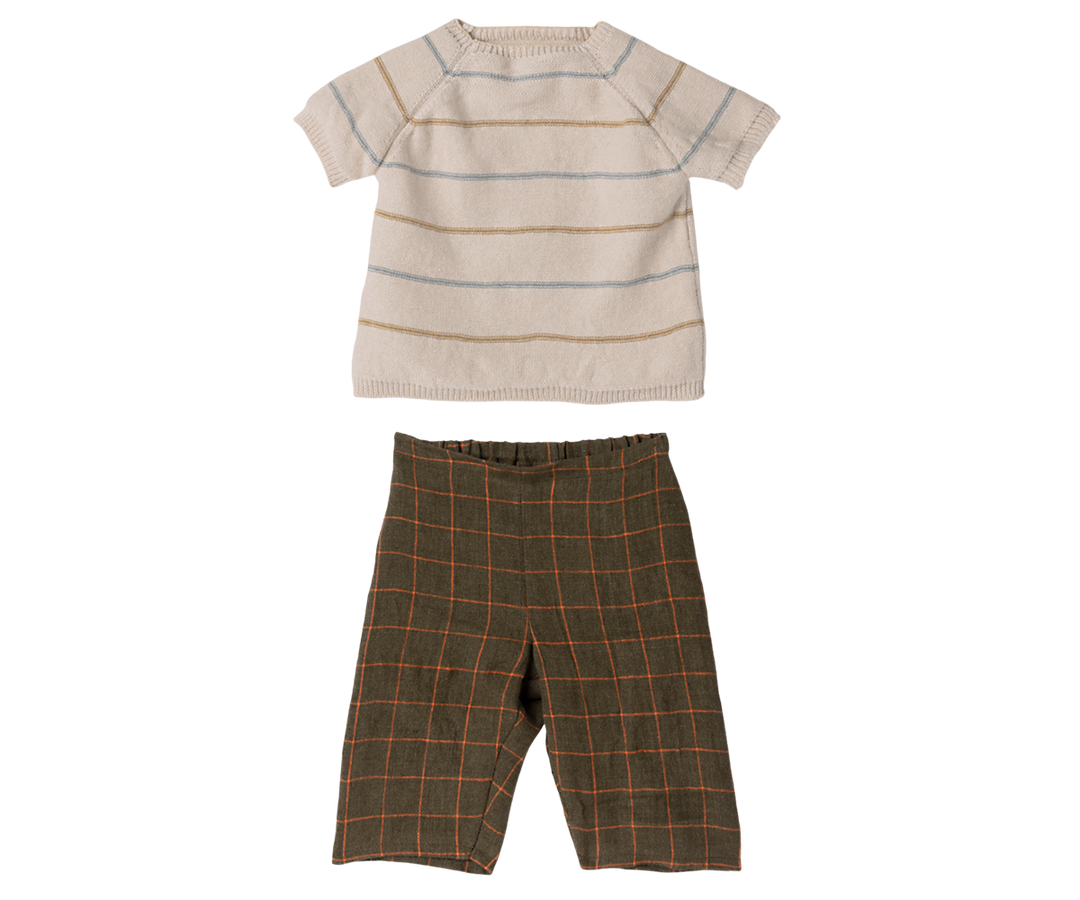 Maileg Size 5 Pants And Knitted Shirt doll clothes