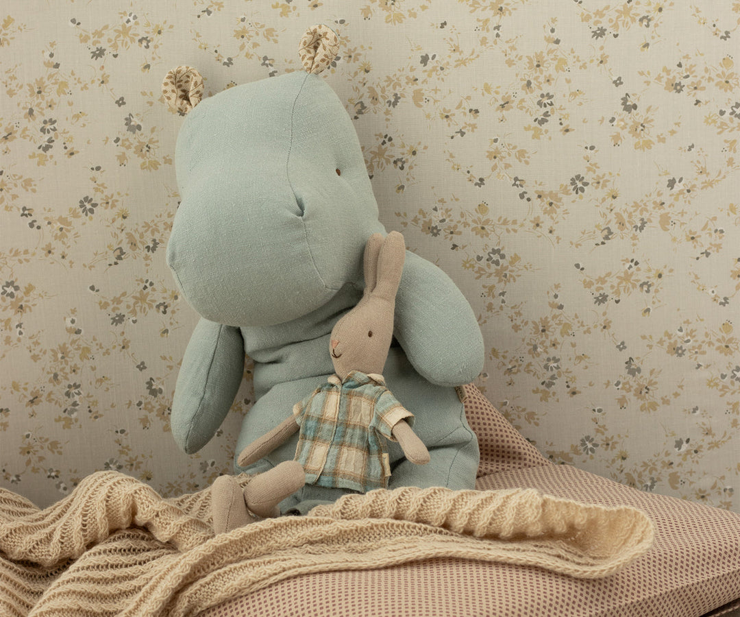 Medium - Blue Grey Hippo