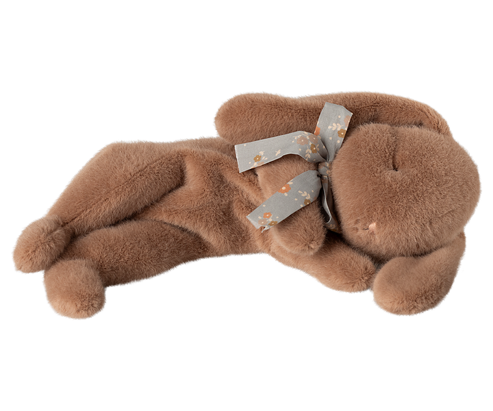Small - Soft Brown Sleeping Bunny Plush