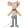 Maileg Little Brother Mouse in Box stuff animals