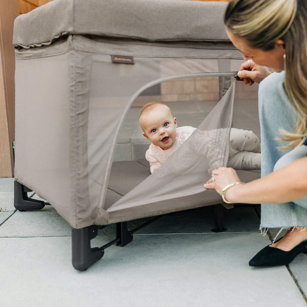 uppababy bedside bassinet UPPAbaby Remi Playard Crib & Bassinet