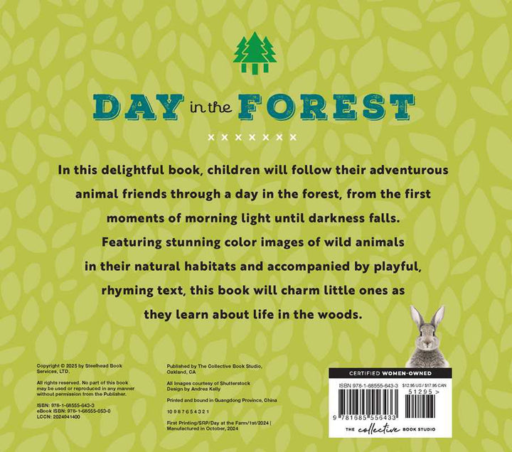 Fox in the forest photo spread from Animal Adventures Day in the Forest board book