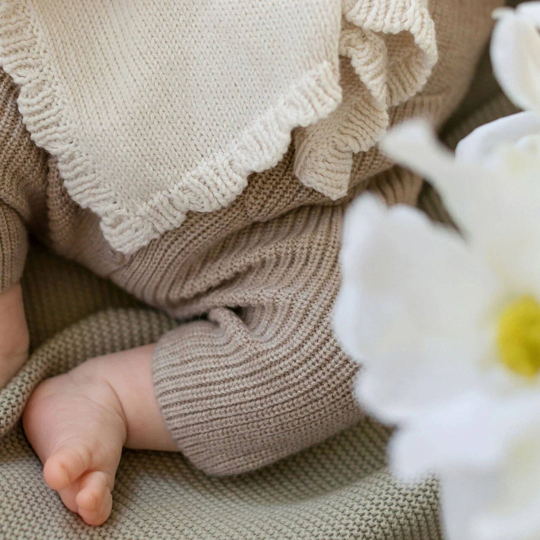 Cuddle + Kind Baby Lamb Lovey — sustainably made fair trade lovey blanket for newborn comfort