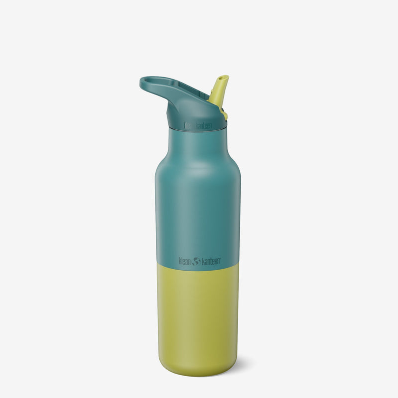 Klean Kanteen 16oz Rise Classic Bottle in Brittany Kaleidoscope, crafted from natural materials for non toxic hydration.