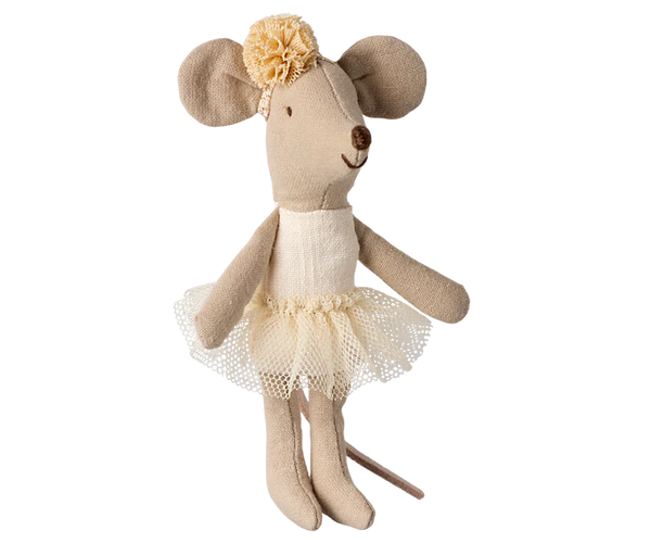 Maileg mice off-white little ballerina