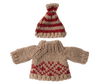 Maileg mouse knitted sweater and hat