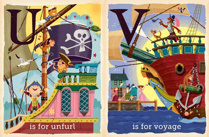 Gibbs Smith P is for Pirate pirate board book