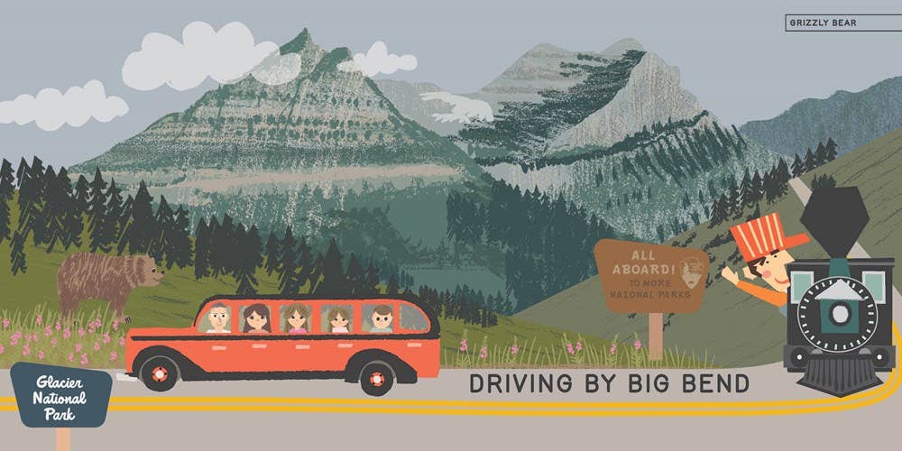 Gibbs Smith All Aboard More National Parks children’s book