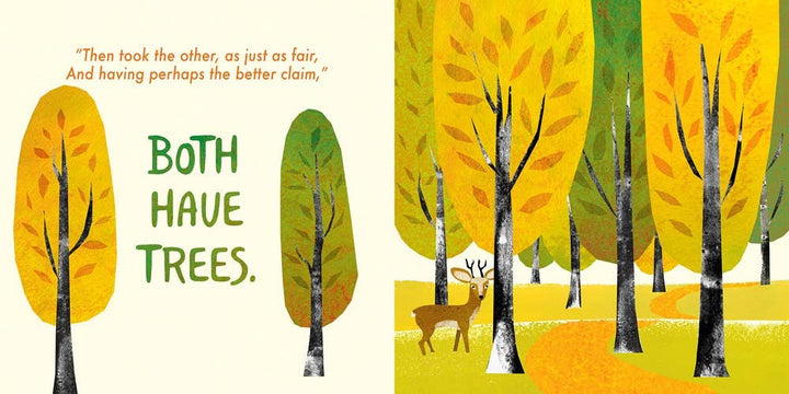 Gibbs Smith Little Poet Robert Frost: Two Roads poetry board book