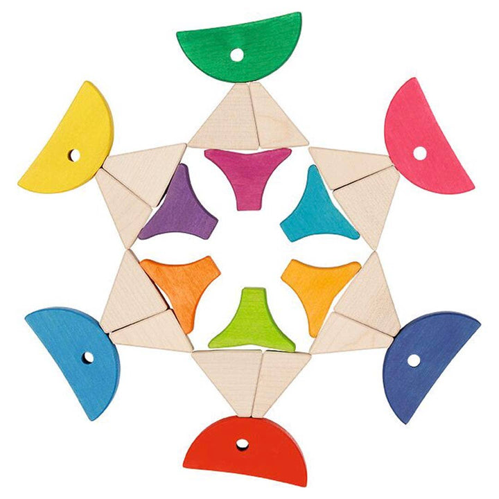 Interactive playtime comes alive with the Goki Colour and Shape Sorting Game - 6 colourful fishes, a Montessori toy.