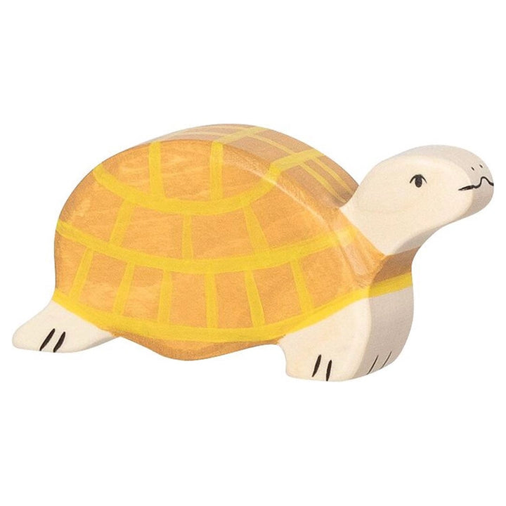 Tortoise wooden toy animal figurine from Holztiger