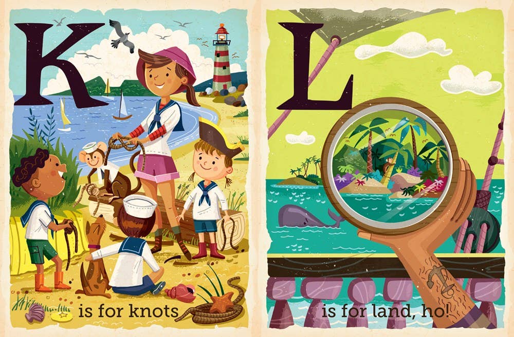 Gibbs Smith P is for Pirate pirate board book